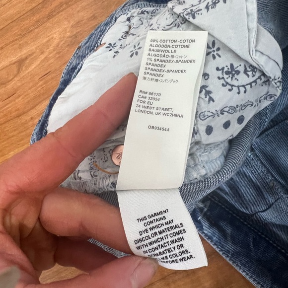 Free people Avery Bermuda Short in Denim Blue size 25, revolve - Picture 12 of 12